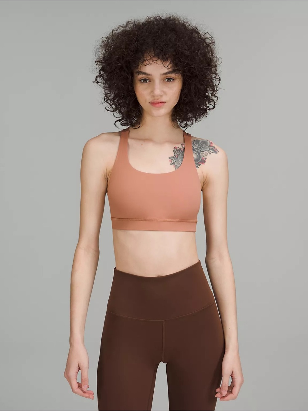 lululemon athletica Strappy Bralette in Dusty Pink